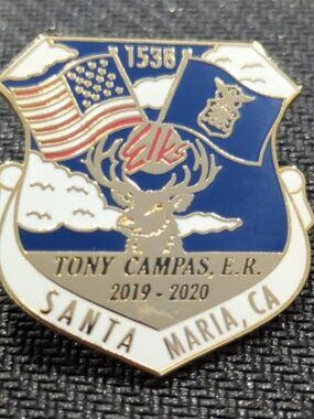 Santa Maria, CA Elks Lodge #1538 Commemorative Lapel Pin